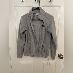 Columbia Gray Full-Zip Fleece Jacket